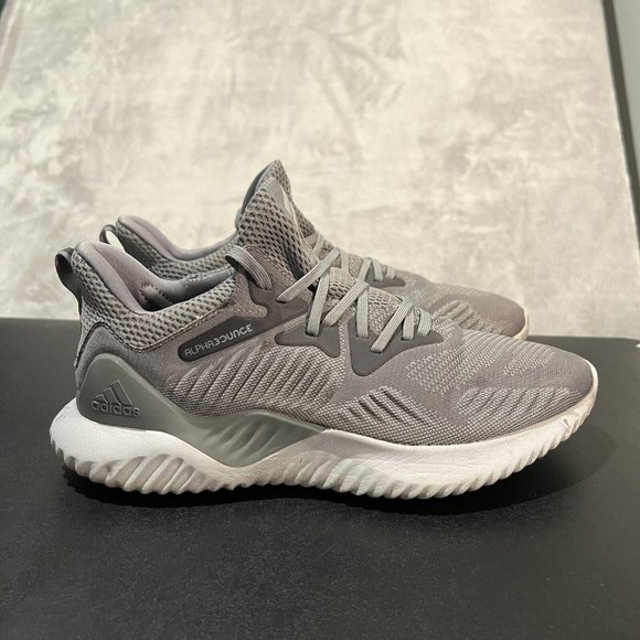 adidas Shoes - Adidas Alphabounce Running Shoes Women's 9.5 Gray AC8632 Athletic Sneakers